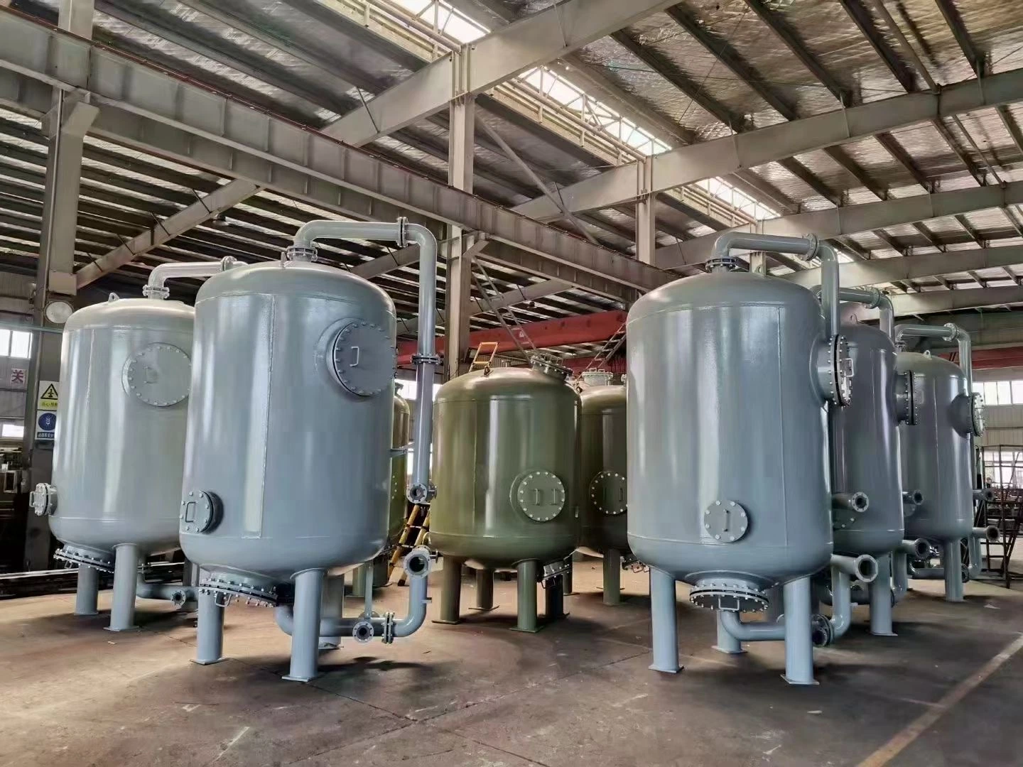 Industrial Multiple Units Sand Filter Machine for Water Treatment