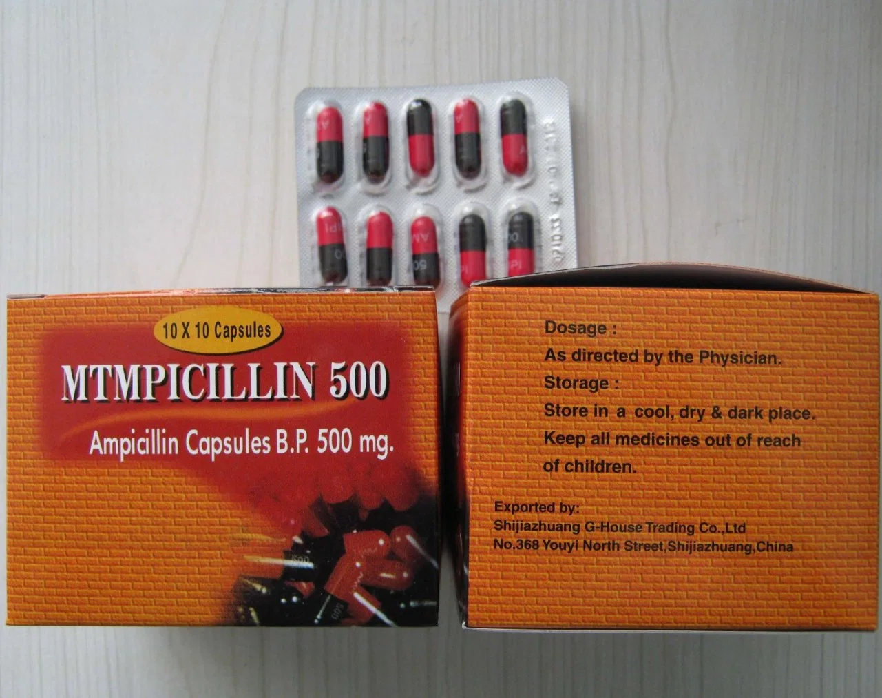 Ampicillin Capsules 500mg Ctd Documents for Registration