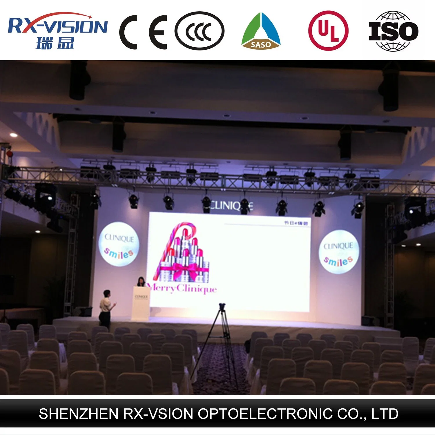 إعلانات LED خارجية داخلية P3.9 HD Video Performance Stage Rental Display Factory (شاشة العرض