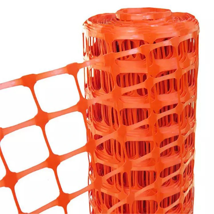 Opt23 de protección de seguridad de alta resistencia de la fábrica naranja resistencia exterior vallado de seguridad de malla de plástico para la construcción Advertencia de barrera Fenc