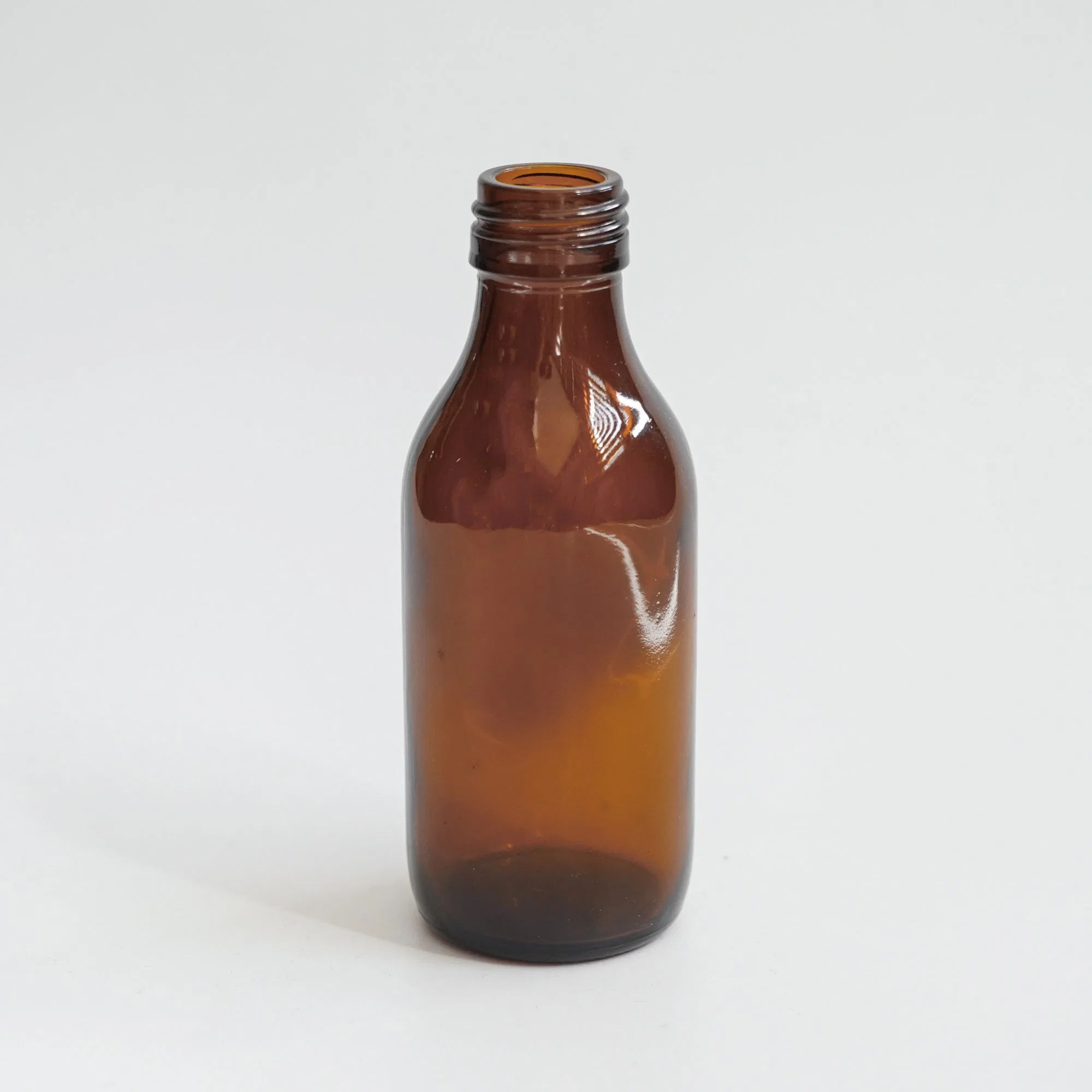 Existing Molds Can Be Quickly Produced 160ml Amber Medicine Glass Bottle