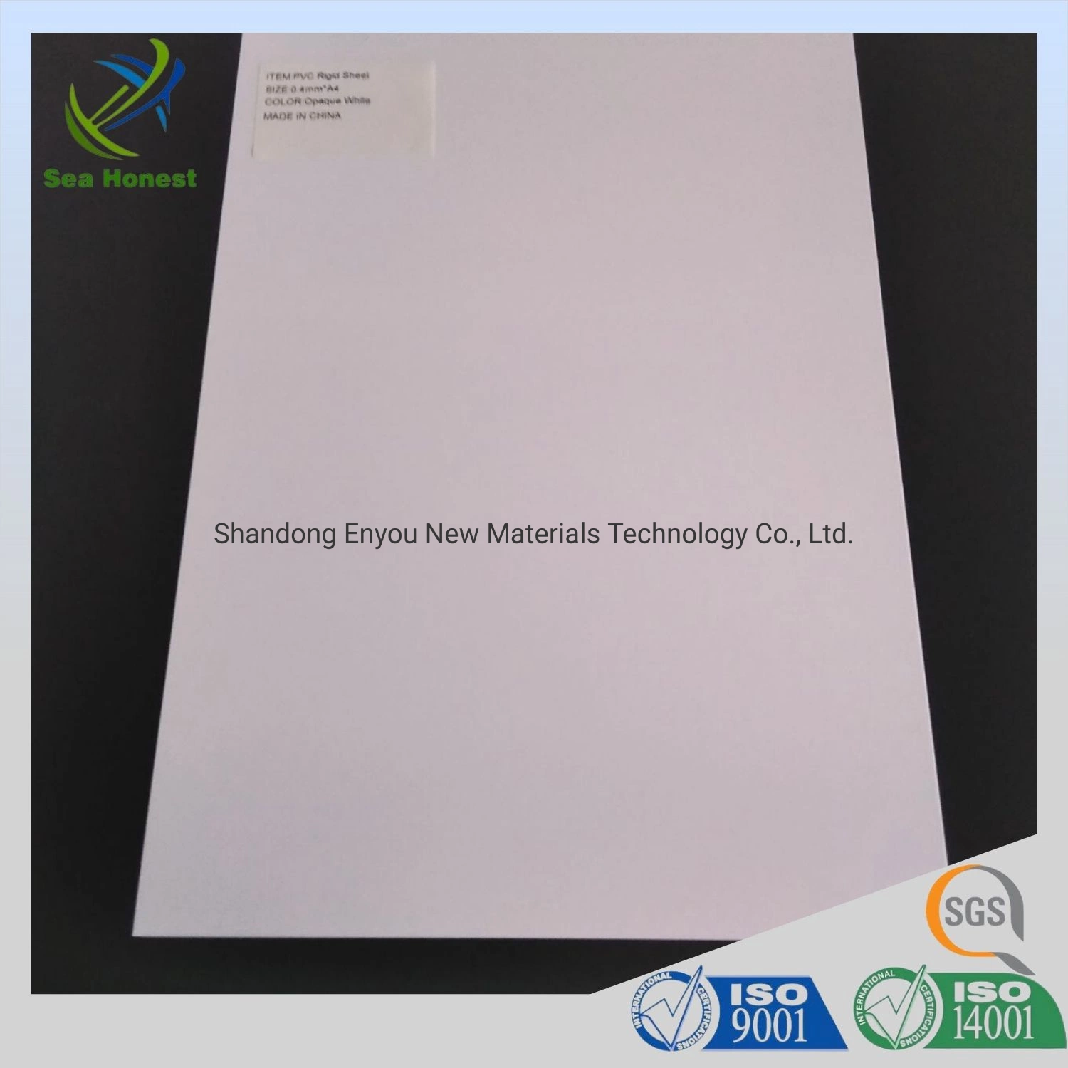 OEM 0.3mm Rigid Transparent Plastic Frosted PVC Sheet for Printing