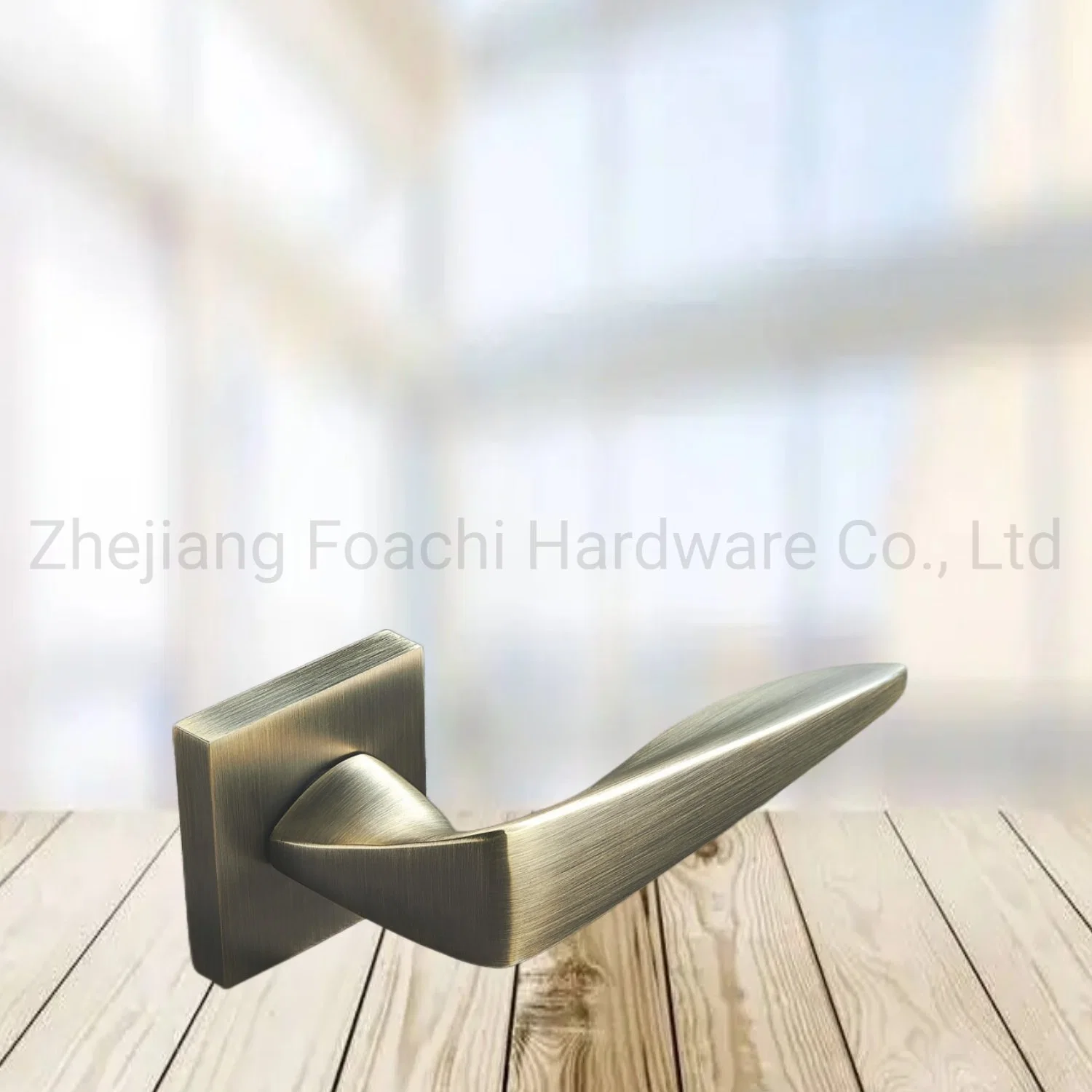 Innovative Unique Design Bedroom Zinc Alloy Handle on Rose