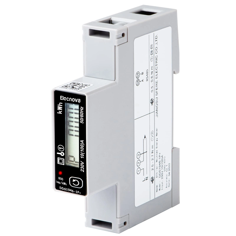 AC 230V 10 (100) a Voltage Current Power Factor Electric Consumption Multimeter