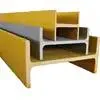 Fiberglass Pultruded Structure GRP FRP I-Beam Shape Pultrusion Profiles