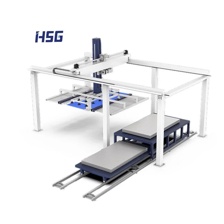 Fork-Type Unloading Mechanism Full-Automatic Loading System for Sheet Metals