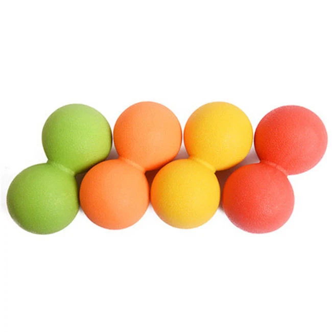 Custom High Quality Yoga Roller Lacrosse Ball TPE Peanut Massage Ball