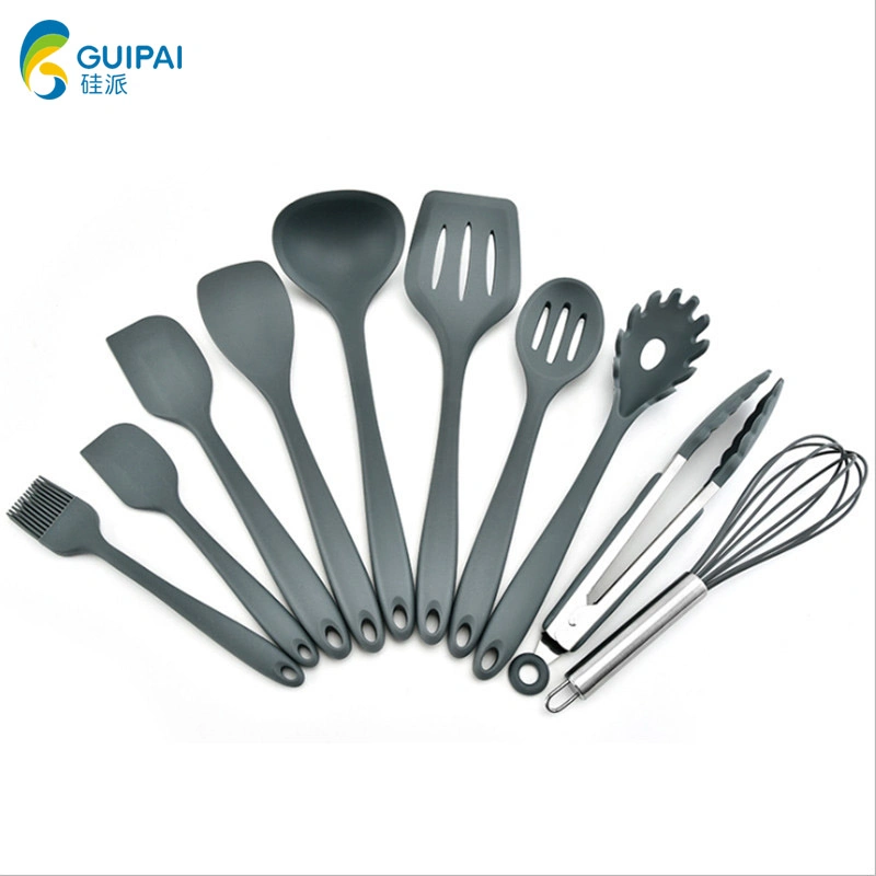 Kitchen Cookware Bakeware Cooking Set 10 Pieces Silicone Kitchen Utensil