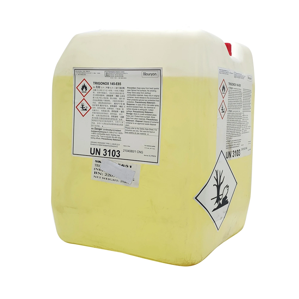 Sadt Scorch Safety 85% Mineral Oil Solution in Liquid Form Trigonox 145- E85 Peroxide for Industry