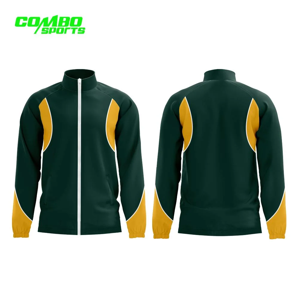 Combo Sublimation Sportswear Custom Trainingsanzug Reißverschluss Jacke