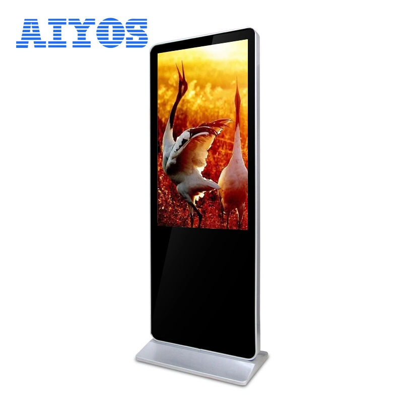 Floor Standing Android 4K LCD Smart Touch Screen Digital Signage and Displays