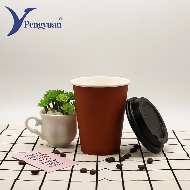 Single Wall Drinking Coffee Cup Disposable Paper Cup Biodegradable Paper Cup