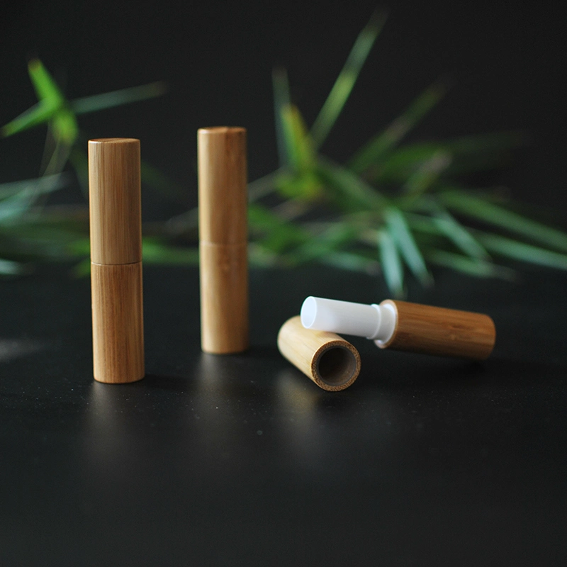 Hot Sale Custom Bamboo Lipstick Tube Lipstick Container