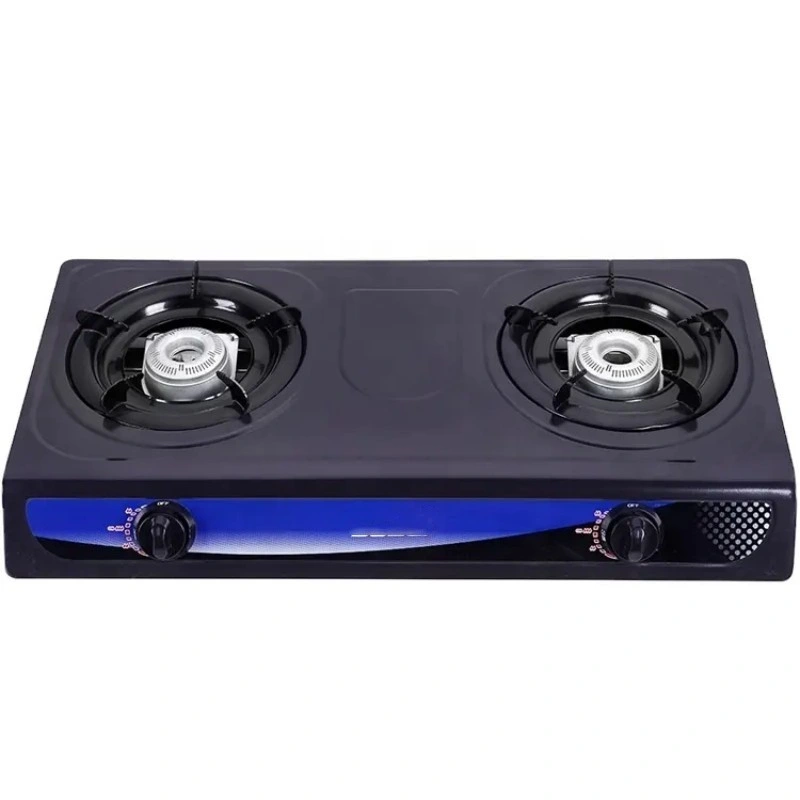 Cheap Price Wholesale/Supplier Gas Hob Stainless Steel Panel 2 Burners Household Gas Cooking Stove