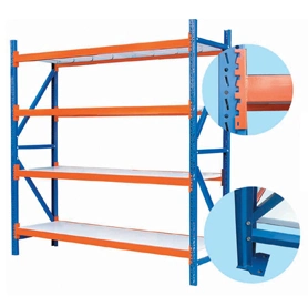 High quality/High cost performance  Steel Display Shelving Heavy Duty Shelves Structure Metal Rack New Warehouse Storage Racks