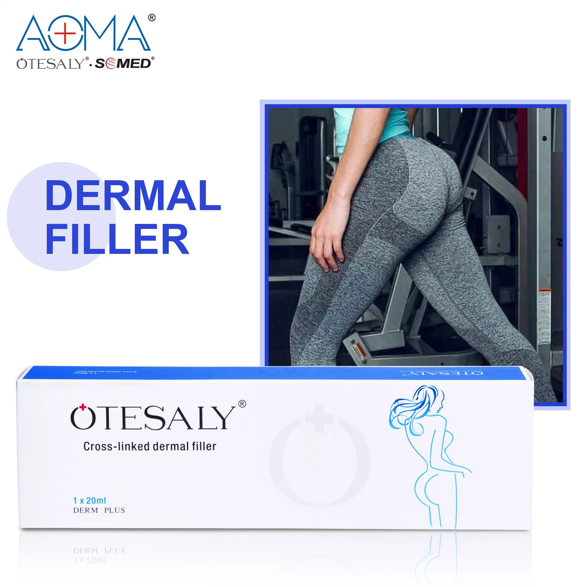 Otesaly 20ml Gel Injection Hyaluronic Acid Dermal Filler for Breast Enlargement Butt Lift