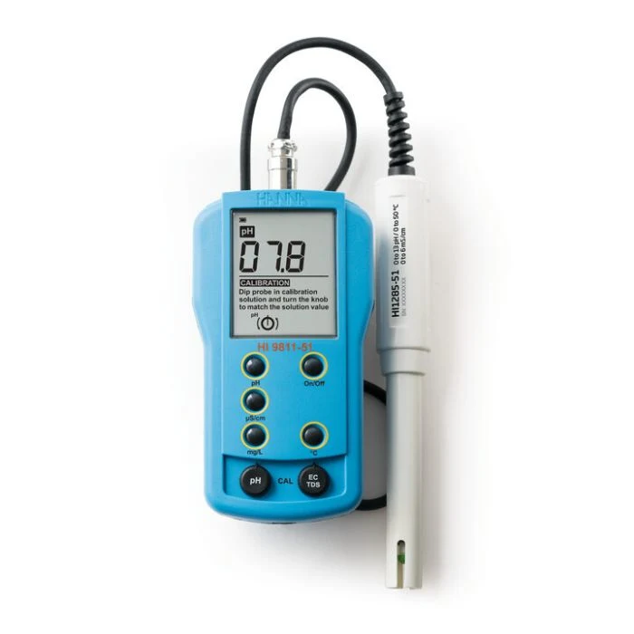 Hanna Portable pH/Ec/TDS/Temperature Meter - Hi9811-51/Hi9811-5