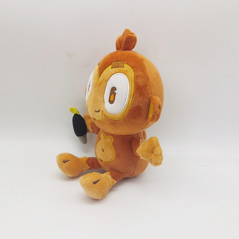 Castanho Dart Monkey Soft Animal Stuffed Children Custom CE Brinquedo