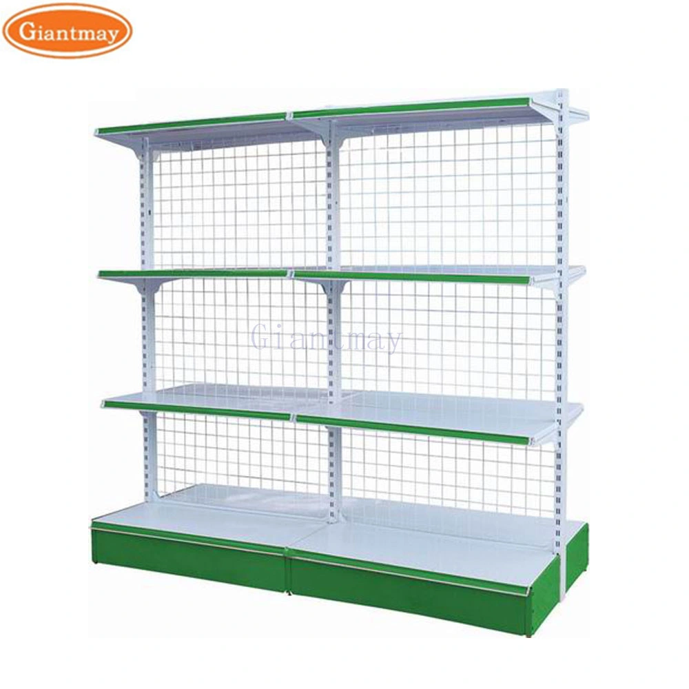 GiantMay Gondola Display para tiendas minoristas General Store Rack Supermarket Shelves Para la venta