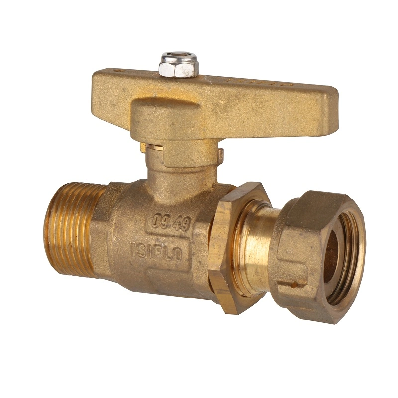 China Manufacturer Hot Sale Dn15 Elbow Brass Welding Ball Valve Male