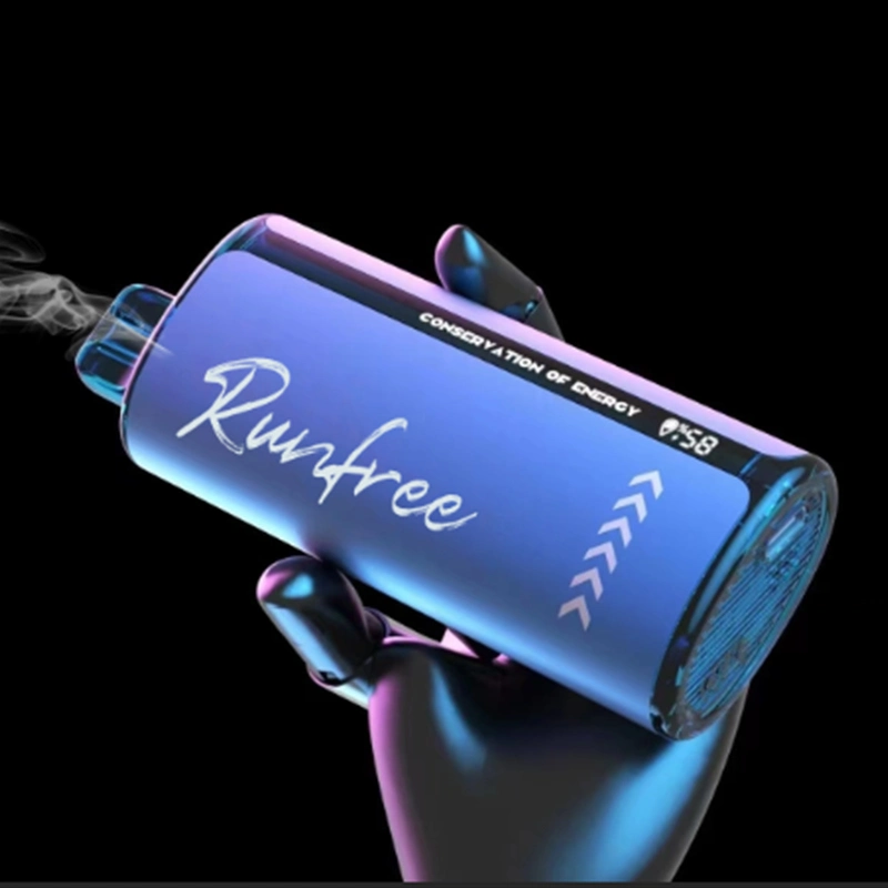 China Shenzhen Runfree Venta Directa de Fábrica desechables recargable Vape Pen 7000 17ml de bolitas de E-Liquid 0% 2% 3% 5% de la nicotina del cigarrillo electrónico con pantalla