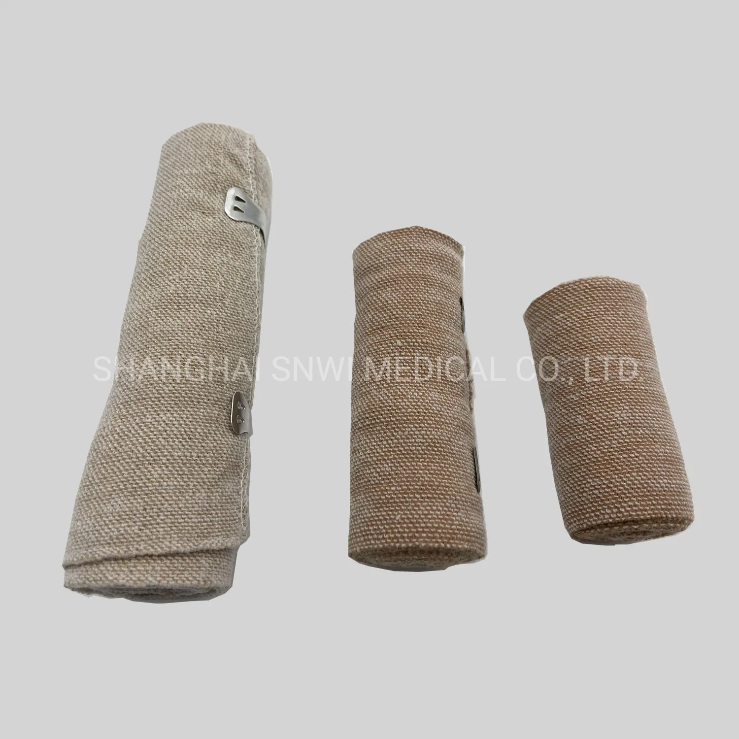 CE&ISO Certificate Medical Disposable Spandex Crepe Elastic Bandage Natural Color