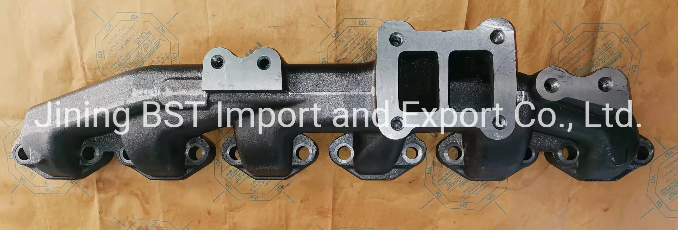 6D95 S6d95 Engine Exhaust Manifold 6207-11-5151, Excavator Parts PC200-5 PC220-5