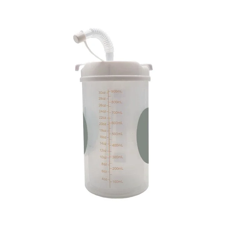 Multi-Color Reusable Medical Hospital Bottle Mug Clear Insulated Graduated Carafe