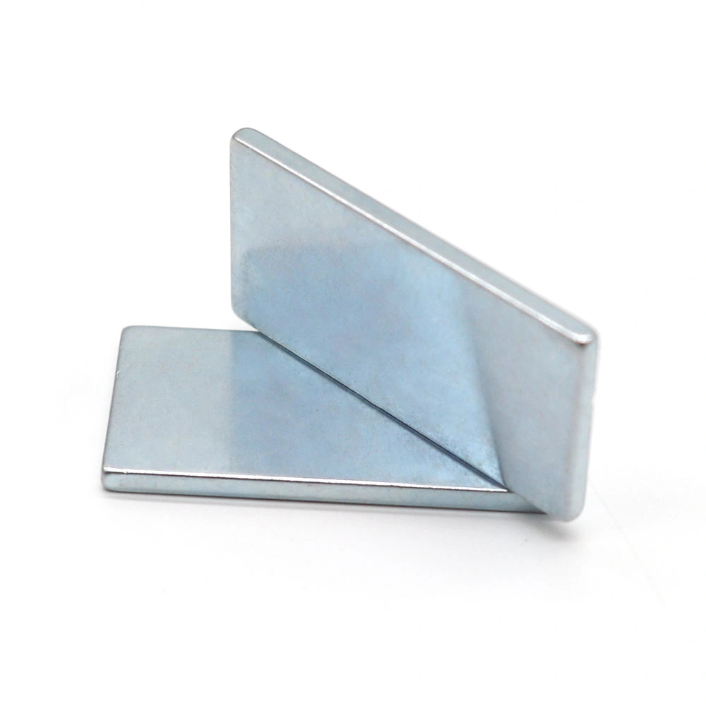 Silver Rectangular Block Magnet Super Powerful Permanent Rare Earth Neodymium Opens in a New Window or Tab