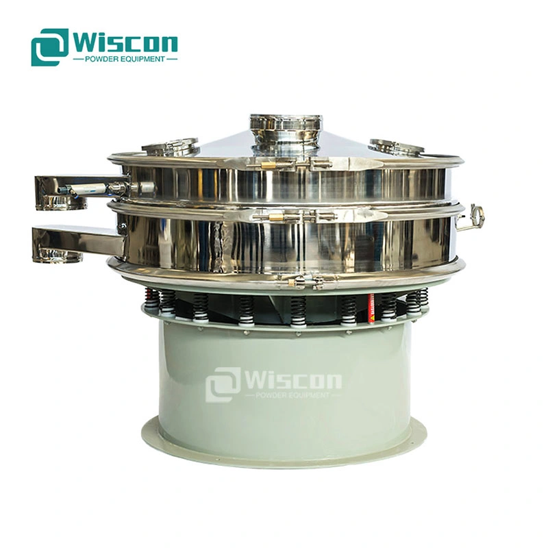 Fused Silica Glass Circular Vibrating Screener Sieve Separator