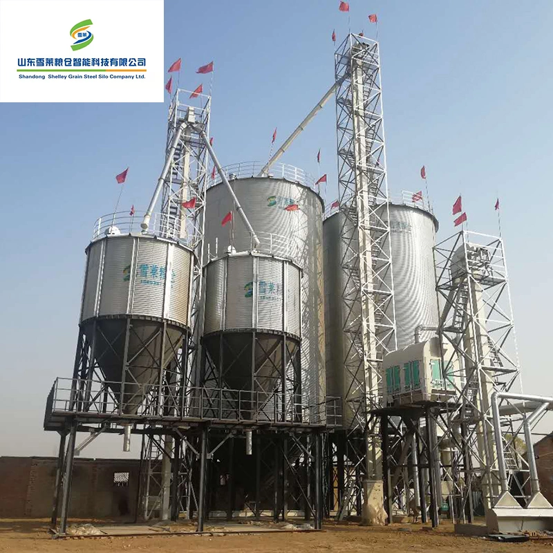 Hopper Bottom Grain Silo for Plastic Pellet Wheat Maize Paddy Rice