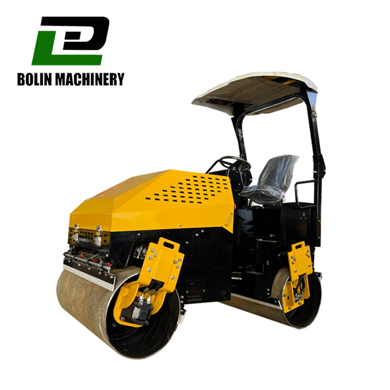 Steamroller Road Construction Machine Equipment Hydraulic Driving Mechanical Vibrating 2 Ton Road Roller