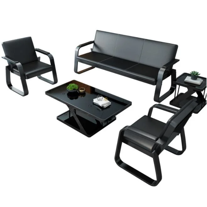 Modern Design Public Seating Office Sofa Chair Leather Sofa Office Furniture