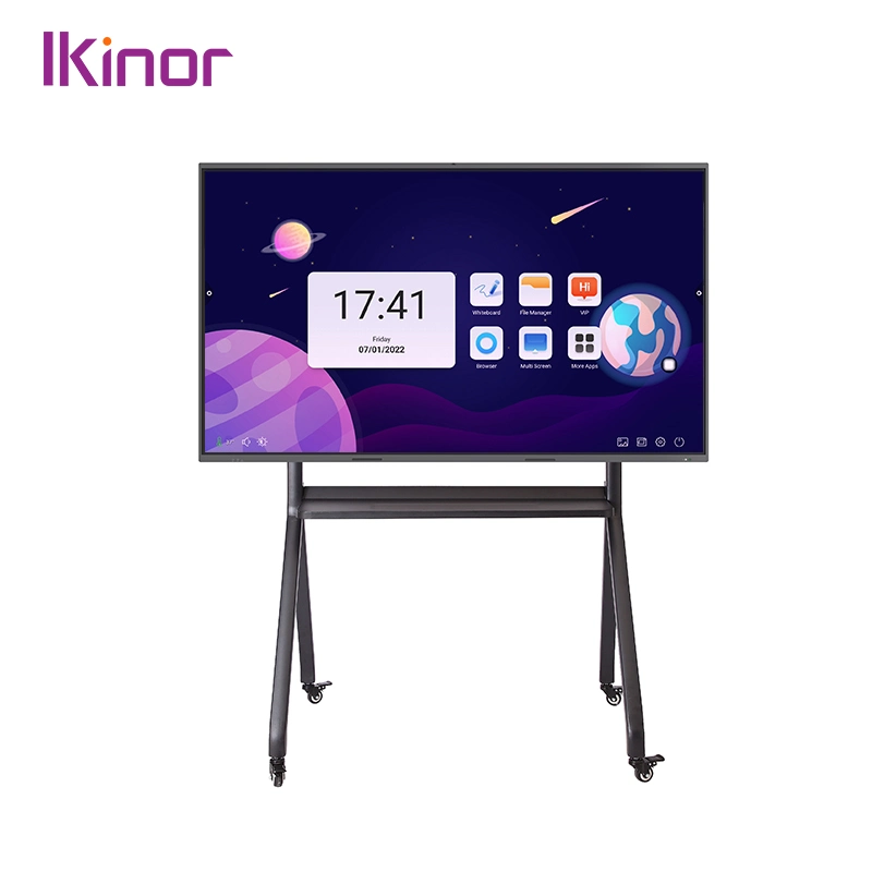 Hot Selling 75 Inch IR 4K Resolution Interactive Touch Screen Monitors Panel Display Smart White Board