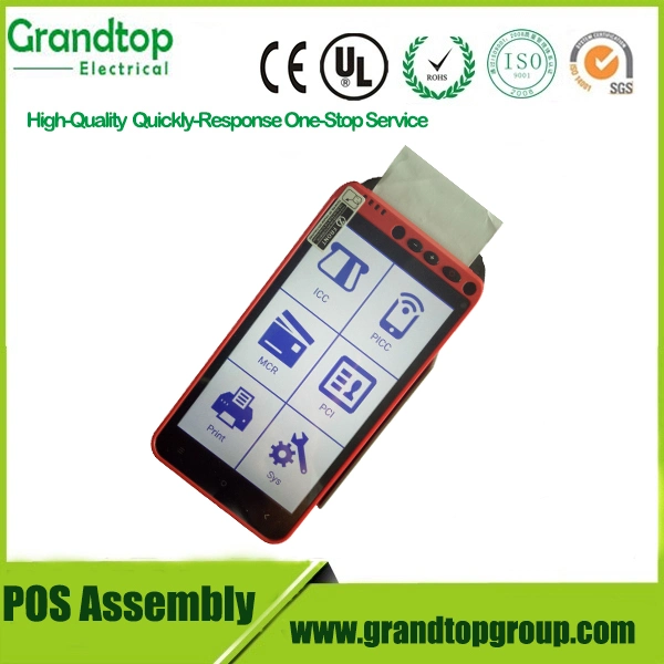 POS inteligente 3G 4G WiFi Terminal de pago Smart PDA POS RFID handheld terminal con la impresora