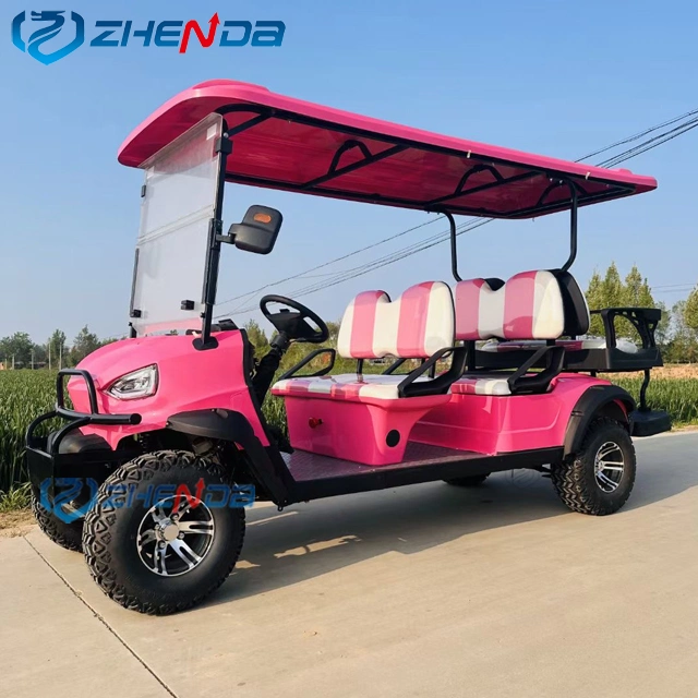 New Multi Seat off-Road Golf Car Scenic Area Tourism Property Security Electric Sightseeing Car