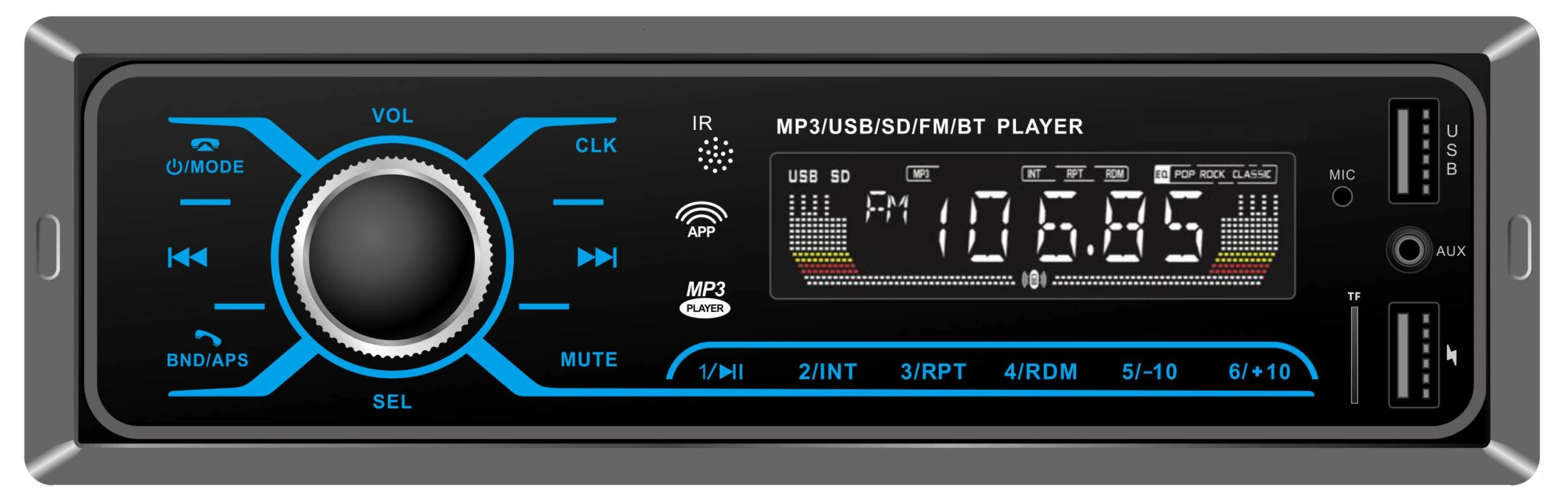 مستقبل صوت USB MP3 للسيارة المزوّد بتقنية Bluetooth®
