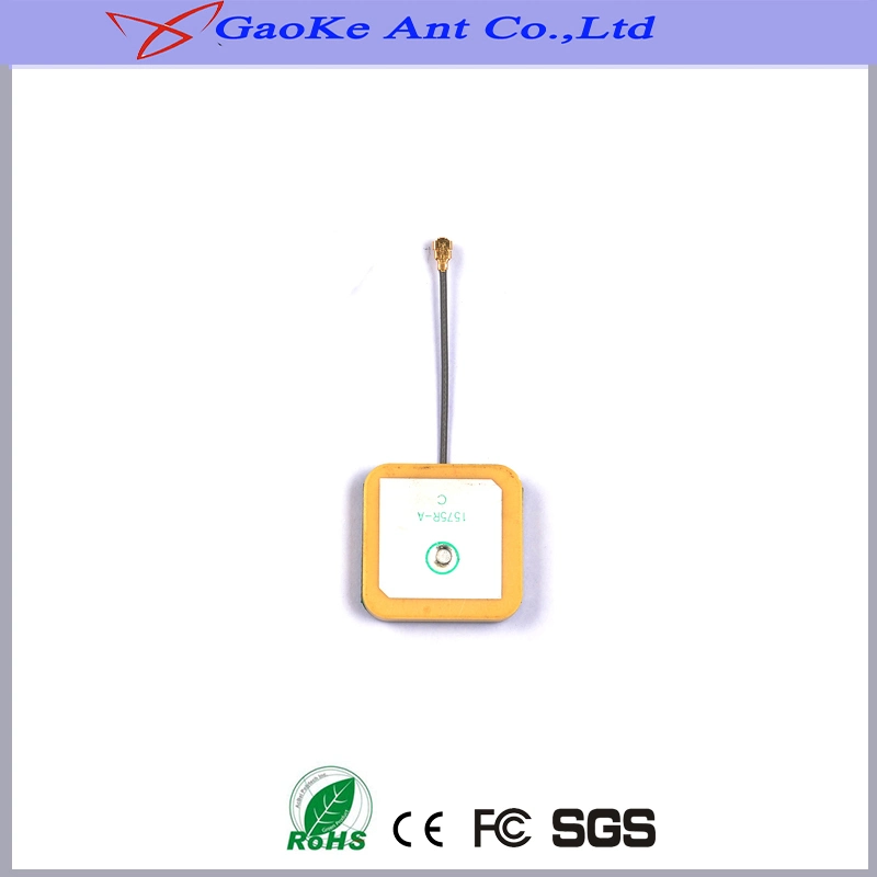 Active GPS Antenna with 50mm Cable Length GPS Ceramic Patch Antenna