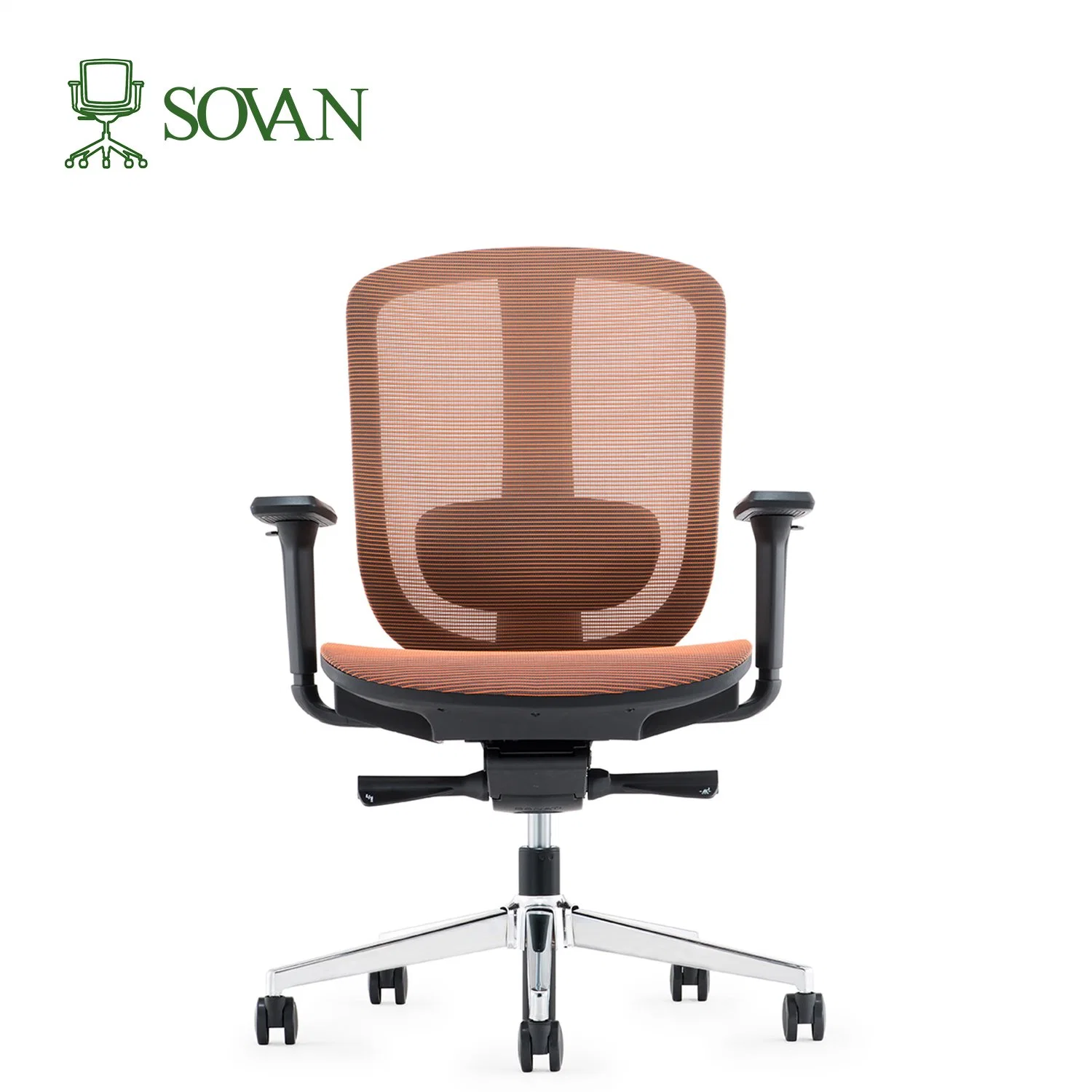 Factory Cost-Effective Mesh Office Chairs with Folded Armchair for Home MID Back with Adjustable Armrest Computer Chair