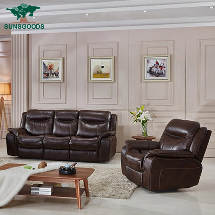 Modern Style Factory Wholesale/Supplier Bonded Leisure Electric / Manual Sofa Furniture 1 2 3