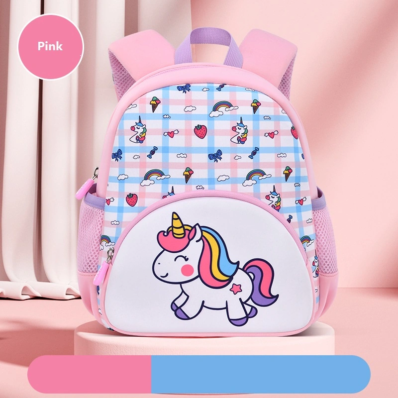 Bonito patrón Unicorn Nursery School Bag Mochila para niños de buena calidad
