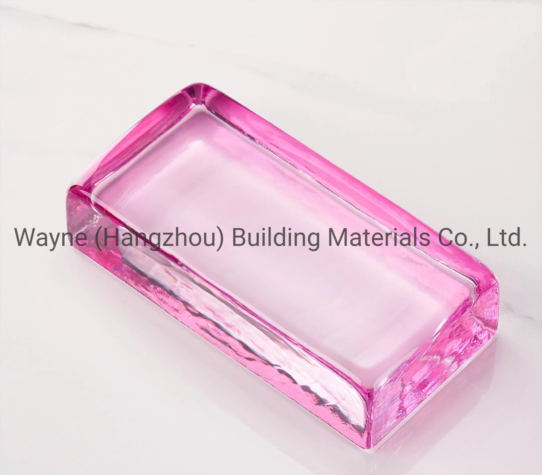 50*100*200mm Solid Glass Brick Hot Melt Glass Brick Crystal Glass Block for Hotel Decoration