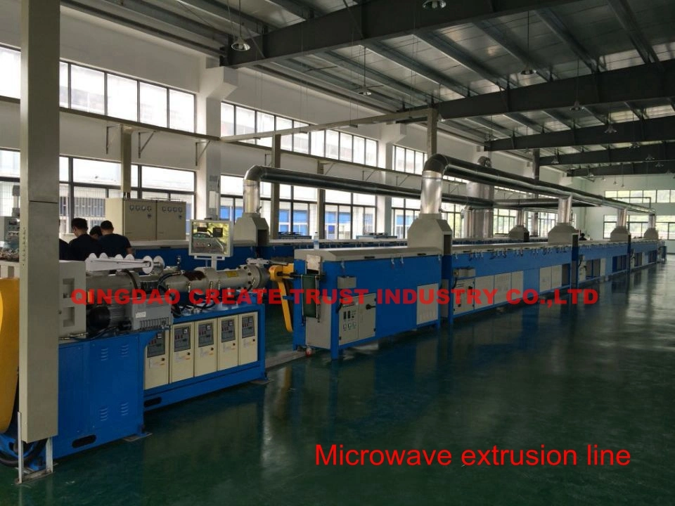 High Technical Microwave EPDM/SBR/NBR/Silicone Rubber Extruder Machine with Vulcanization Tunnel (CE/ISO9001)