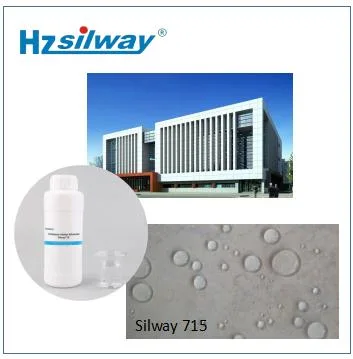 52% Potassium Methyl Siliconate Surface Treatment Reduce Water Absorption Silway 715 Building Waterproofing Agent Low Voc Organic Silicone Liquid