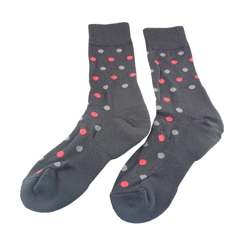 171170sk- Diabetes Warm DOT Pattern Crew Women Socks 3-Pack