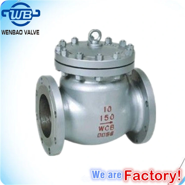 ANSI Low Pressure Female Threaded Stainless Steel Swing Check Valve