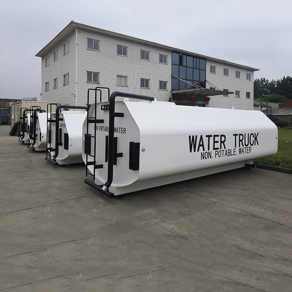 2000gl Water Treatment Stainless Steel Container Water Tank Body for Water Truck