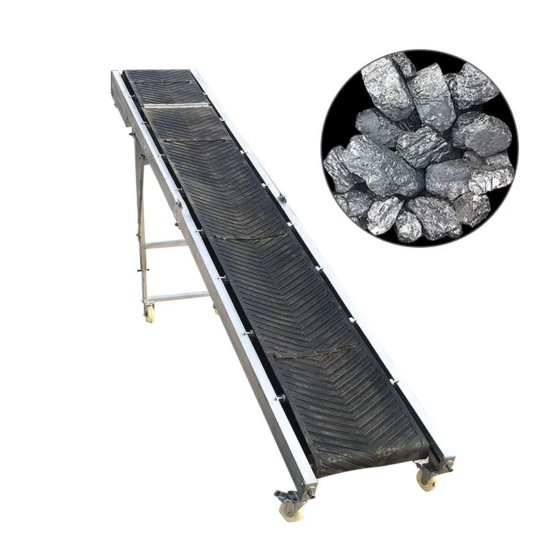 Xxnx Tianfeng High quality/High cost performance Inclined Belt Conveyor Machine for Grain Crushed Stone Transport