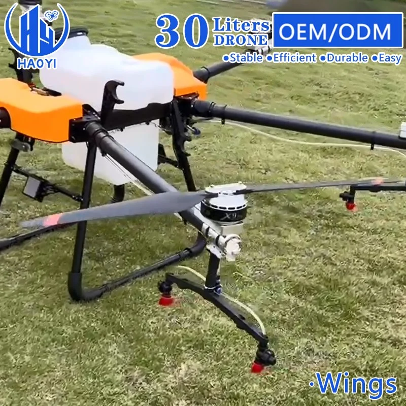 Pulverizador de tinta de pesticidas VANT Pulverização de colheita UAV 30L válvula remota agrícola Controlar o VANT. Pulverizador Agricola