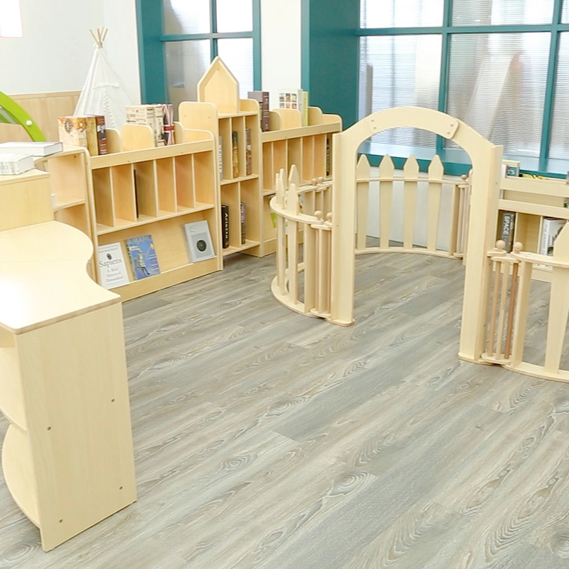 Affichage de bébé et de stockage en rack en bois et mobilier moderne, du cabinet d'enfants, salle de jeux de meubles, les enfants du cabinet Cabinet de jouets mobilier, meubles de salle de classe